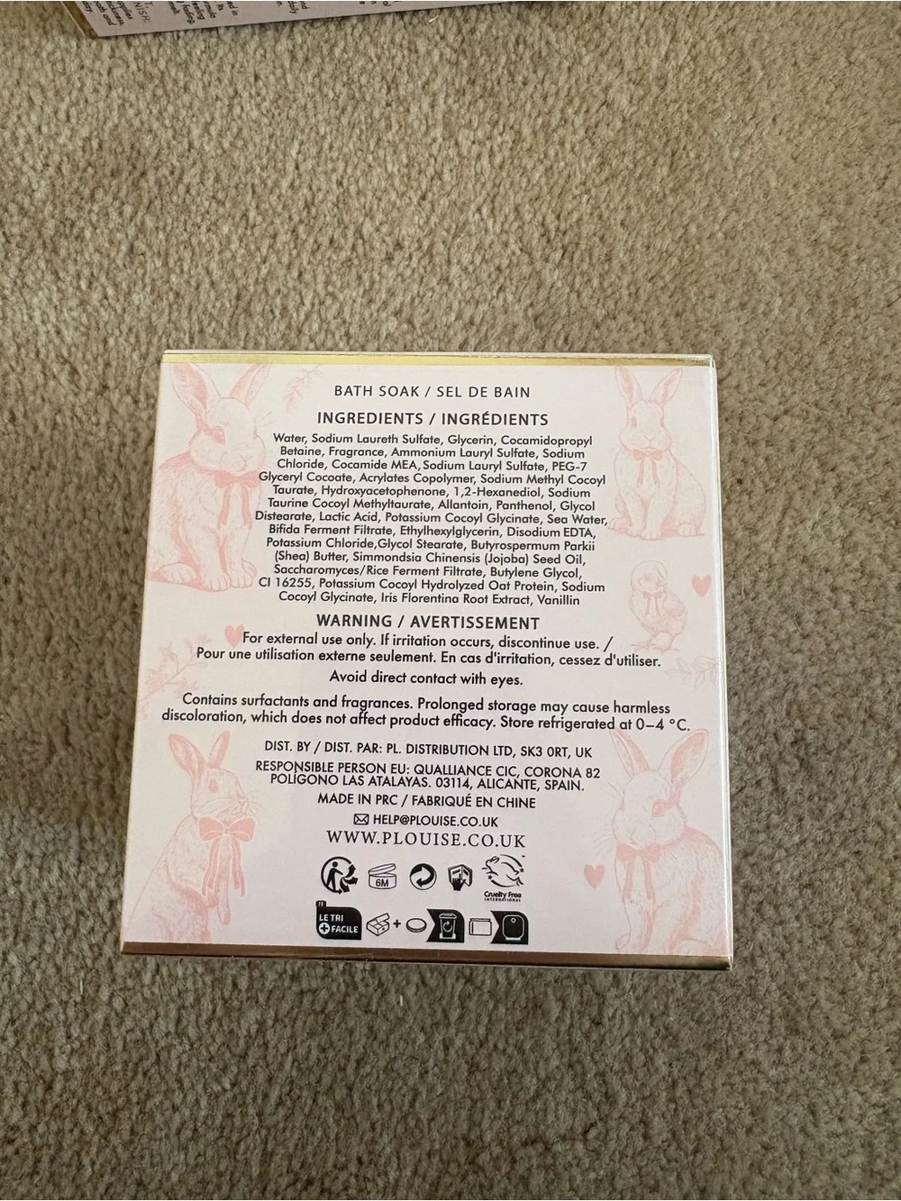 P‎ Louise Soak It All Up Strawberry Shortcake Bath Soak